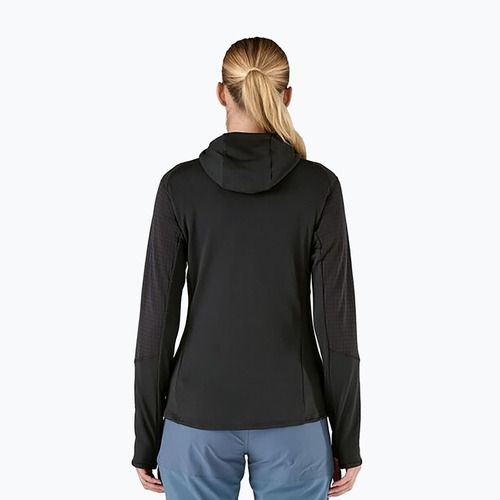 Dámská softshellová bunda Patagonia R1 Hybrid Pullover Hoody black