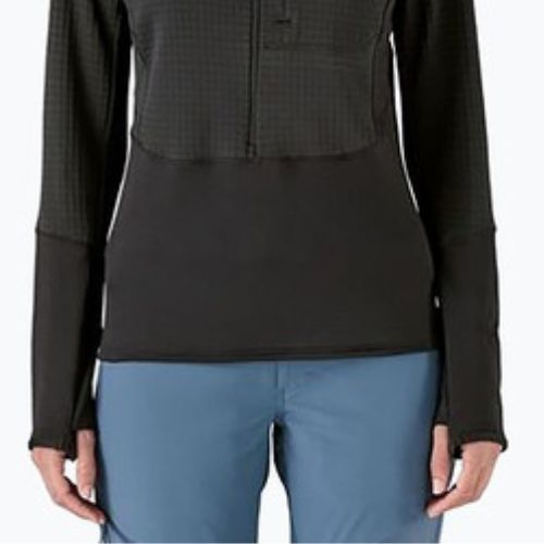 Dámská softshellová bunda Patagonia R1 Hybrid Pullover Hoody black