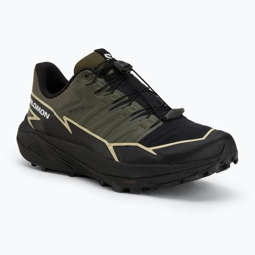 Pánské běžecké boty Salomon Thundercoss GTX olive night/black/alfalfa