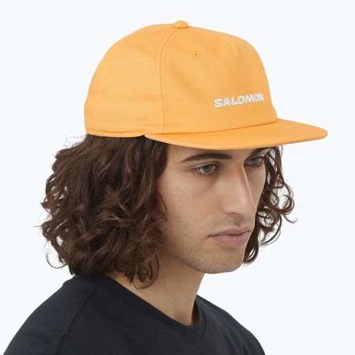 Kšiltovka Salomon Flat apricot