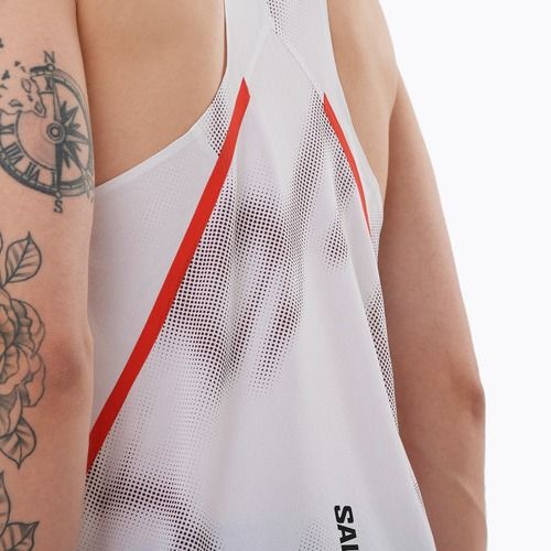 Pánské běžecké tílko Salomon S/Lab Speed Singlet white / andorra