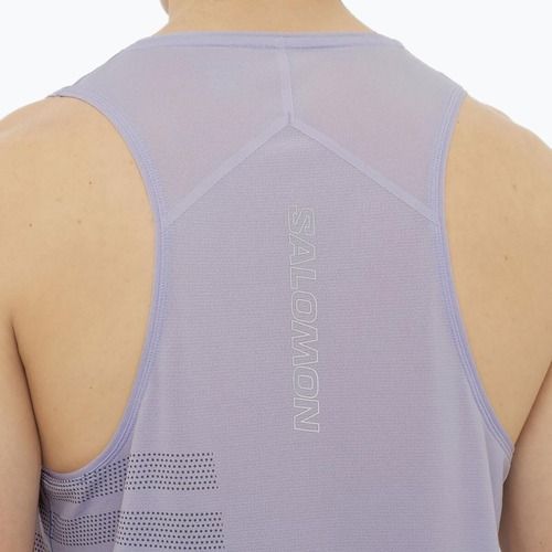 Pánské běžecké tílko Salomon Sense Aero Singlet GFX cosmic sky