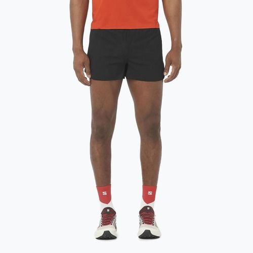 Pánské běžecké šortky Salomon S/Lab Speed Spl 3" deep black/fiery red