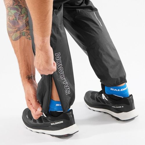 Běžecké kalhoty Salomon Bonatti Waterproof deep black