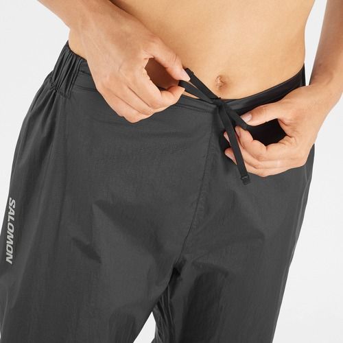 Běžecké kalhoty Salomon Bonatti Waterproof deep black