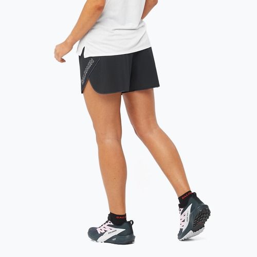 Dámské běžecké šortky Salomon Sense Aero 5'' deep black / peris