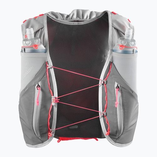 Běžecká vesta Salomon ADV SKIN 12 Set castelrock/alloy/neon flame