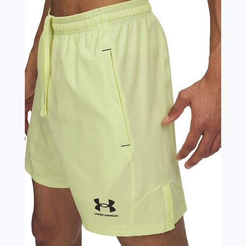 Pánské fotbalové šortky Under Armour Challenger Pro Woven sonic yellow / black