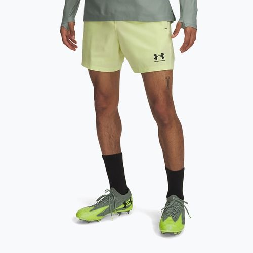 Pánské fotbalové šortky Under Armour Challenger Pro Woven sonic yellow / black