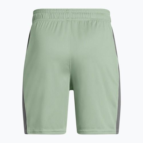 Dětské fotbalové  šortky Under Armour Challenger Knit silica green / castlerock / white