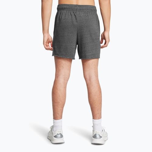 Pánské šortky Under Armour Rival Terry 6in castlerock/onyx white