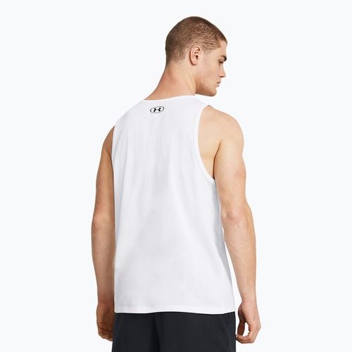 Pánské tílko Under Armour Sportstyle Logo white/black