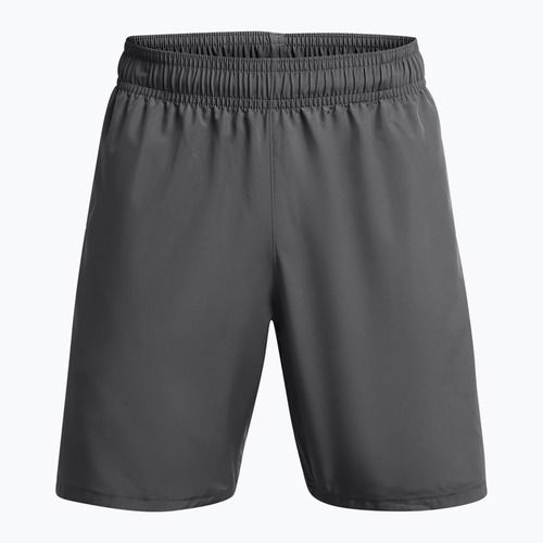 Pánské tréninkové šortky Under Armour Woven Wordmark castlerock/white