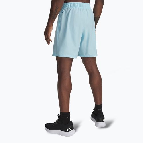 Pánské tréninkové šortky Under Armour Woven Wordmark stream/black