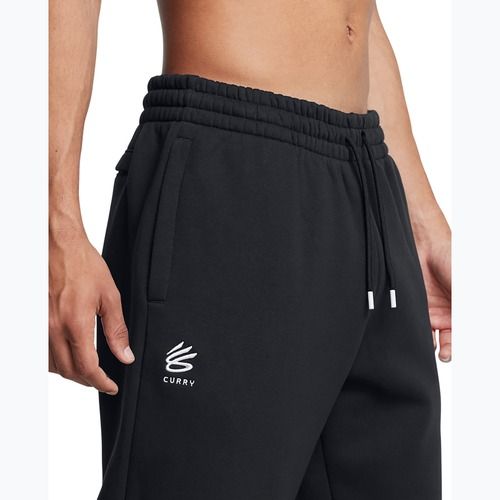 Pánské kalhoty Under Armour Curry Splash Jogger black / white clay