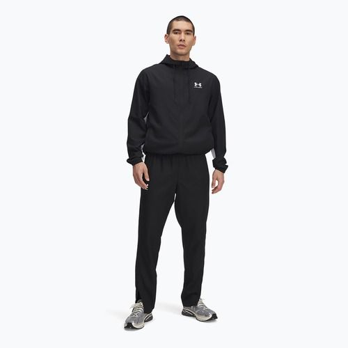 Pánské kalhoty Under Armour Rival Woven Windbreaker Pant black/black/white