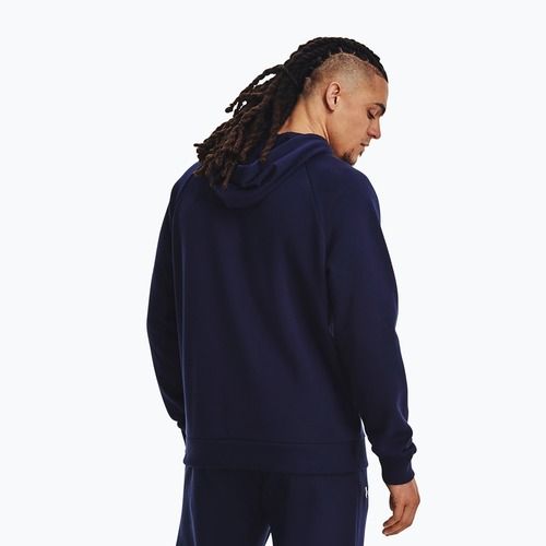 Pánská mikina Under Armour Rival Fleece Logo HD midnight navy/white