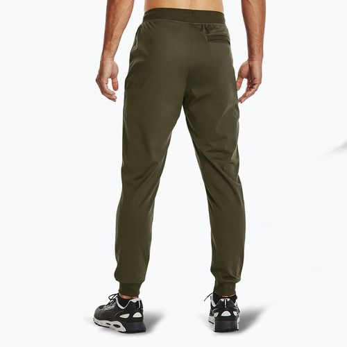 Pánské kalhoty Under Armour Sportstyle Tricot Jogger marine od green / black