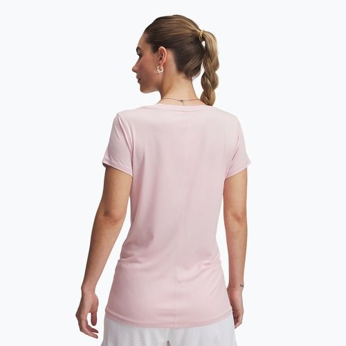 Dámské tričko Under Armour HG Armour prime pink/white