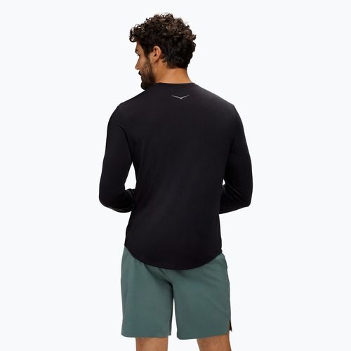 Pánské běžecké tričko Longsleeve HOKA Essential LS Tee black