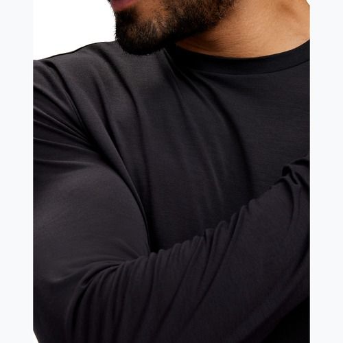 Pánské běžecké tričko Longsleeve HOKA Essential LS Tee black
