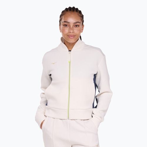 Dámská běžecká bunda HOKA Kaitoro Knit alabaster / varsity navy