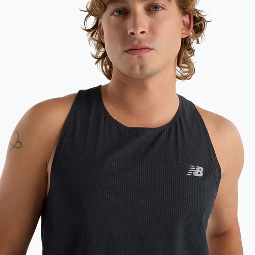 Pánské běžecké tílko New Balance Race Day Ultra Light Singlet black