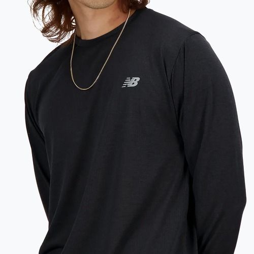 Pánské tričko Longsleeve New Balance Athletics black