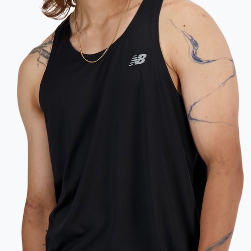 Pánské běžecké tílko New Balance Sport Essentials Singlet black