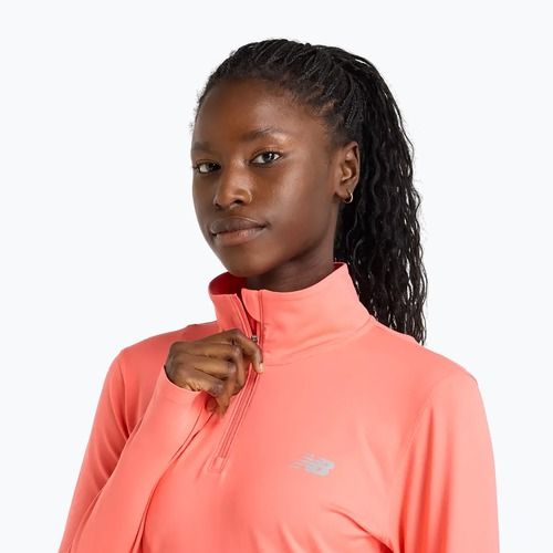 Dámská běžecká mikina New Balance Sport Essentials Space Dye driftred