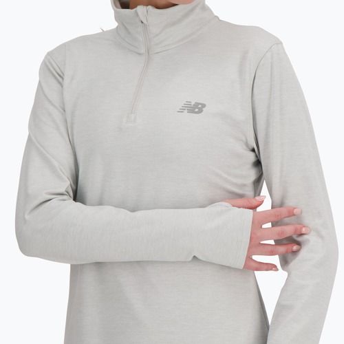 Dámská běžecká mikina New Balance Sport Essentials Space Dye ashheath