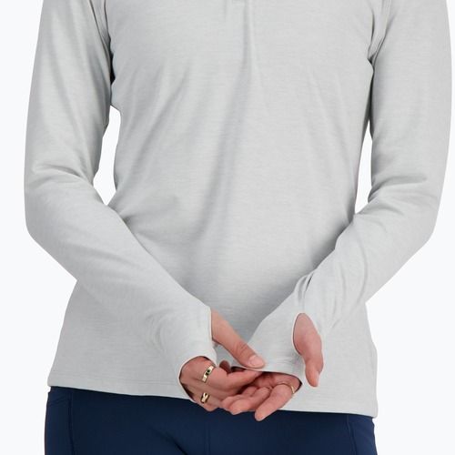 Dámská běžecká mikina New Balance Sport Essentials Space Dye ashheath