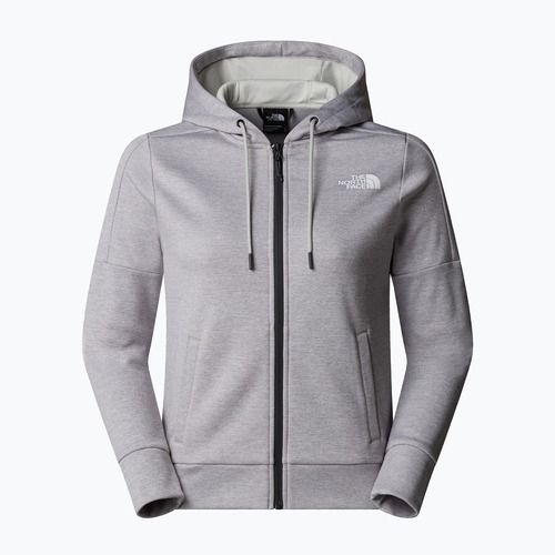Dámská mikina The North Face Reaxion Fleece Full Zip Hoodie tnf light grey heather