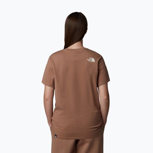 Dámské běžecké tričko The North Face Relaxed Easy Tee latte/white dune