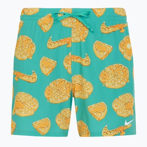 Pánské plavecké šortky Nike Multi Print 5" Volley dusty cactus