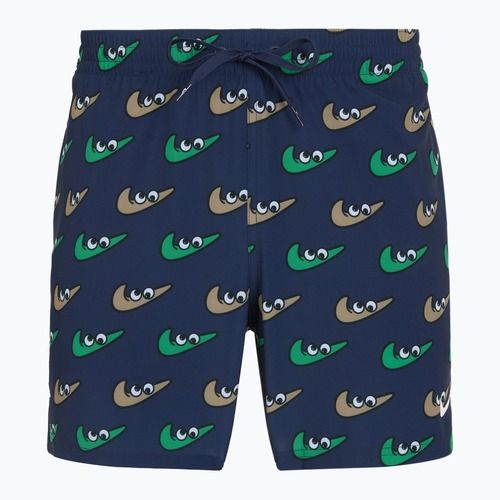 Pánské plavecké šortky Nike Multi Print 5" Volley midnight navy