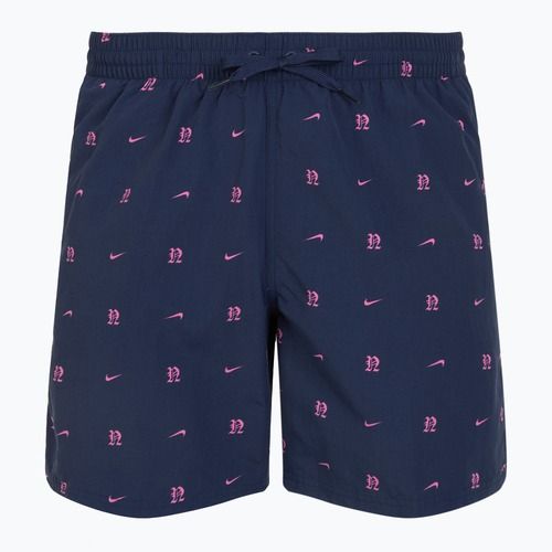 Pánské plavecké šortky Nike Luxe Letter 7" Volley midnight navy