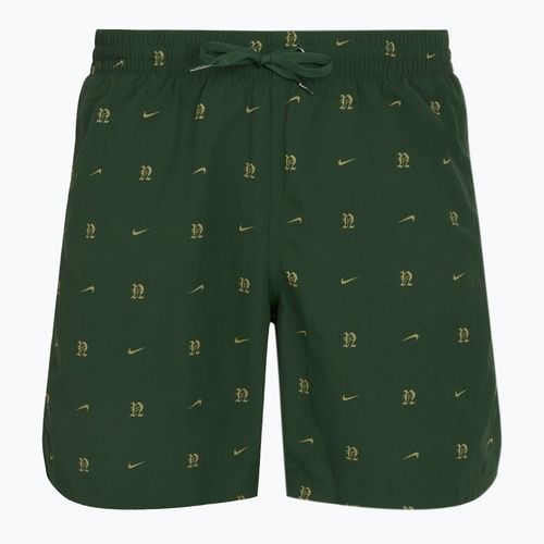 Pánské plavecké šortky Nike Luxe Letter 7" Volley fir