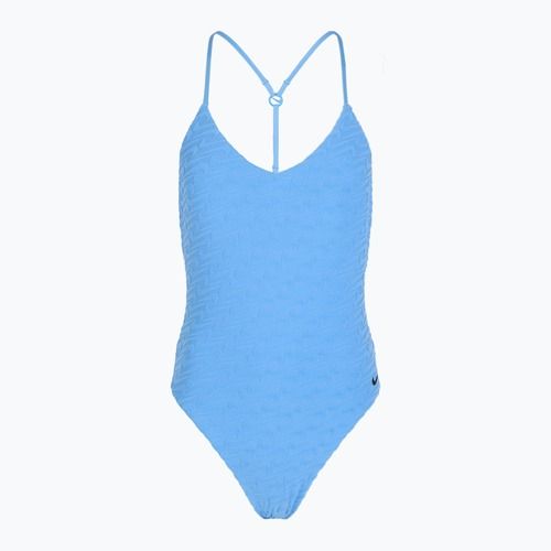 Dámské jednodílné plavky Nike Swoosh Link Y-Back university blue