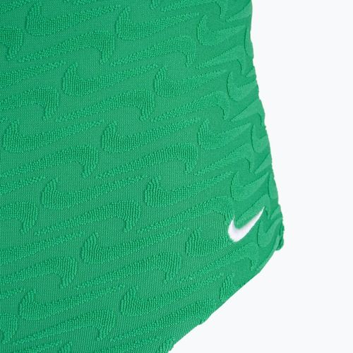 Dámské jednodílné plavky Nike Swoosh Link Y-Back stadium green