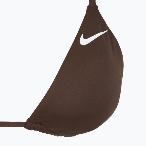 Horní díl plavek Nike Essential Triangle Bikini baroque brown