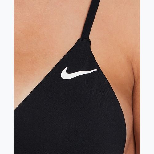 Horní díl plavek Nike Essential Triangle Bikini black