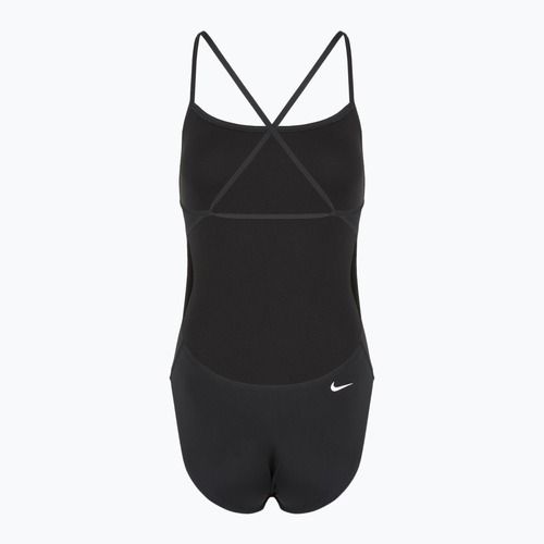 Dámské jednodílné plavky Nike Hydrastrong Adjustable Crossback black
