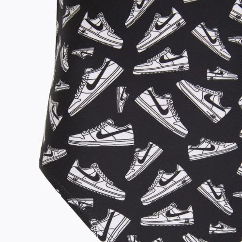 Dámské jednodílné plavky Nike Hydrastrong Cutout jet black