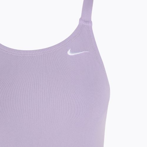 Dámské jednodílné plavky Nike Hydrastrong Solid Fastback hydrangeas