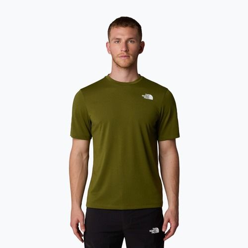 Pánské tričko The North Face Foundation Mountains Faces Tee forest olive