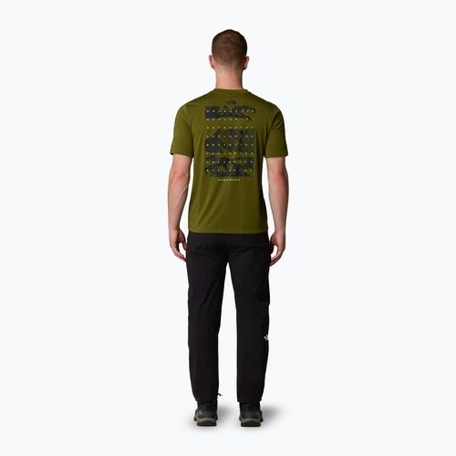 Pánské tričko The North Face Foundation Mountains Faces Tee forest olive