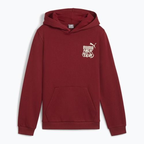 Dětská mikina PUMA ESS+MIS 90s Hoodie FL intense red