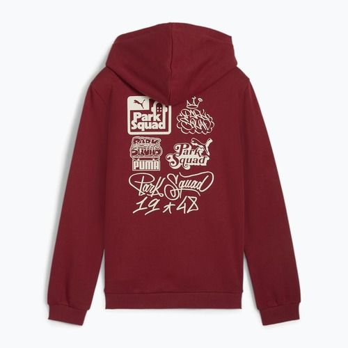 Dětská mikina PUMA ESS+MIS 90s Hoodie FL intense red