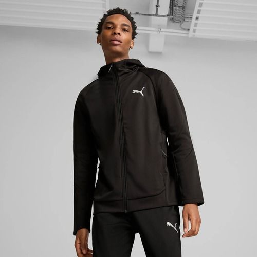 Pánská mikina PUMA Evostripe Warm Hoodie FZ DK puma black